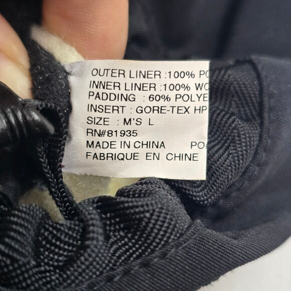 Black Diamond Gore-tex Skiing Gloves Goatskin Nylon Wool Black Size‎ S,M, L - Picture 7 of 8